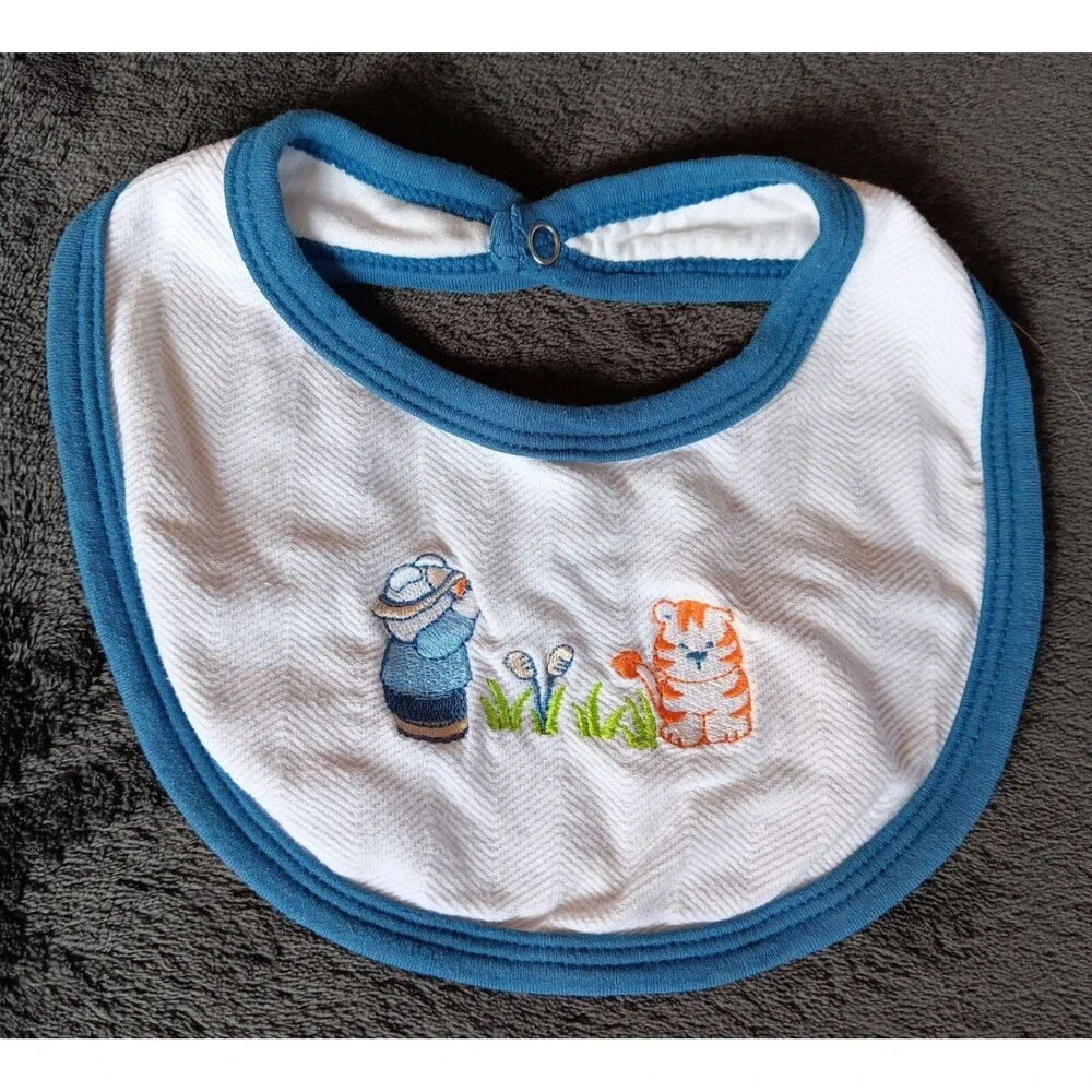 Bibs Baby Boys Fabric teething clothing protection Lot Of 5